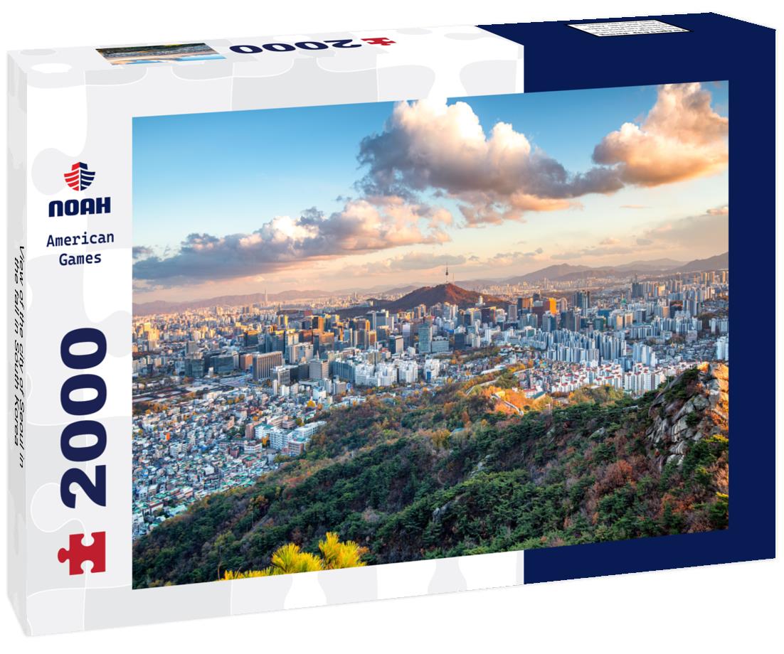 the city of Seoul in the fall in South Korea 2000pc Puzzle