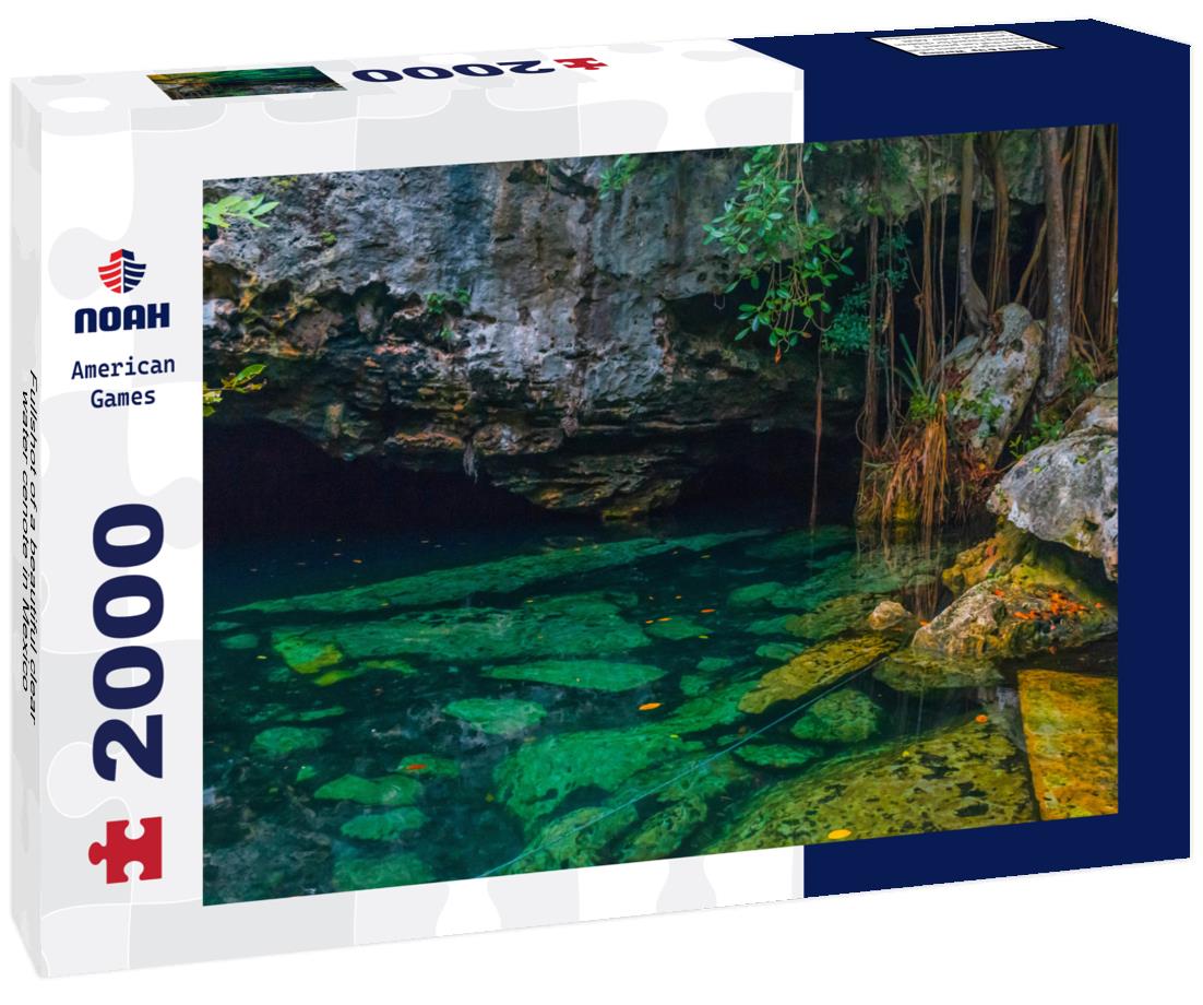 Fullshot of a beautiful clear water cenote in Mexico 2000pc Puzzle