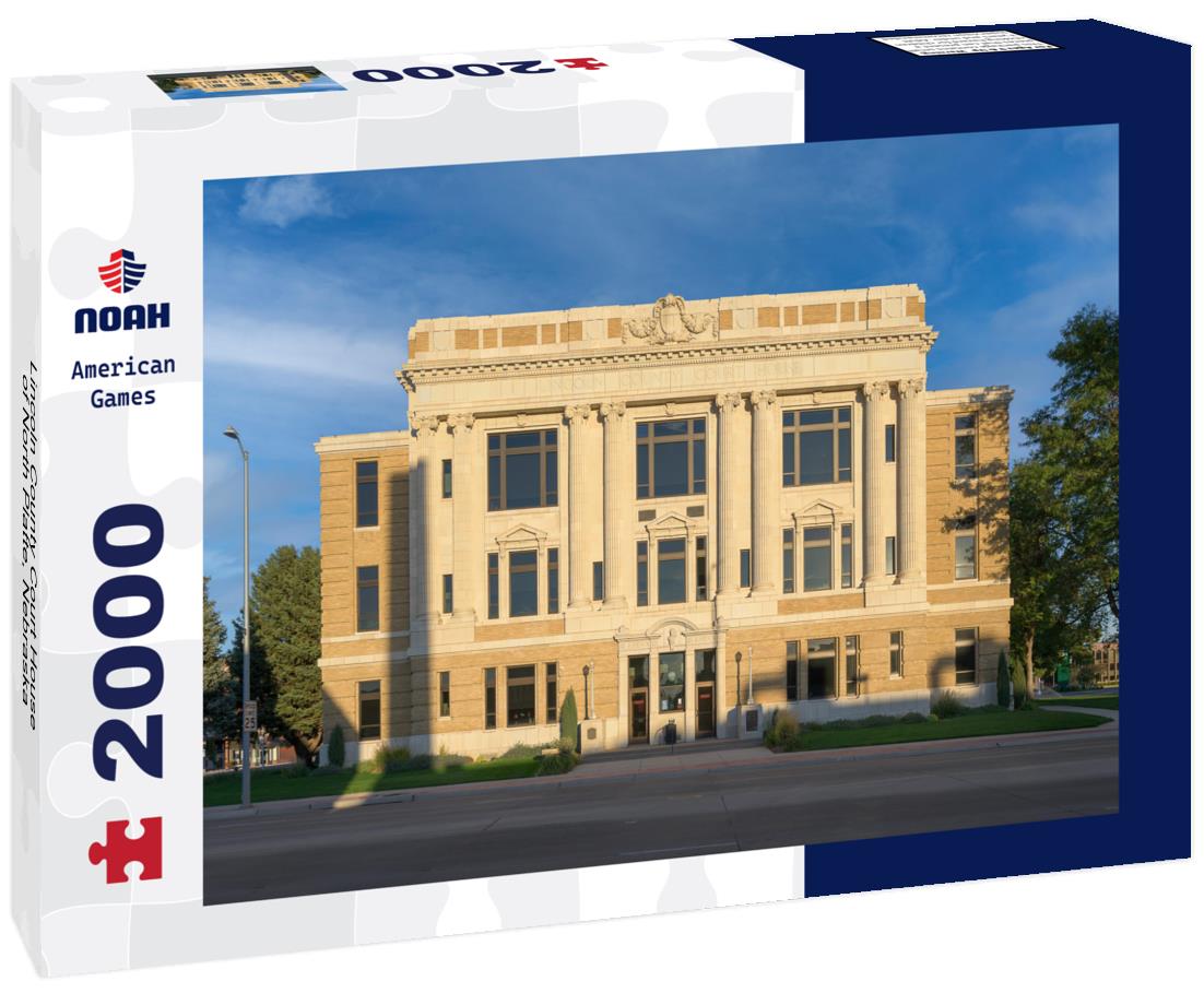 Noah Jigsaw Puzzle Lincoln County Court House of North Platte, Nebraska 2000 pieces