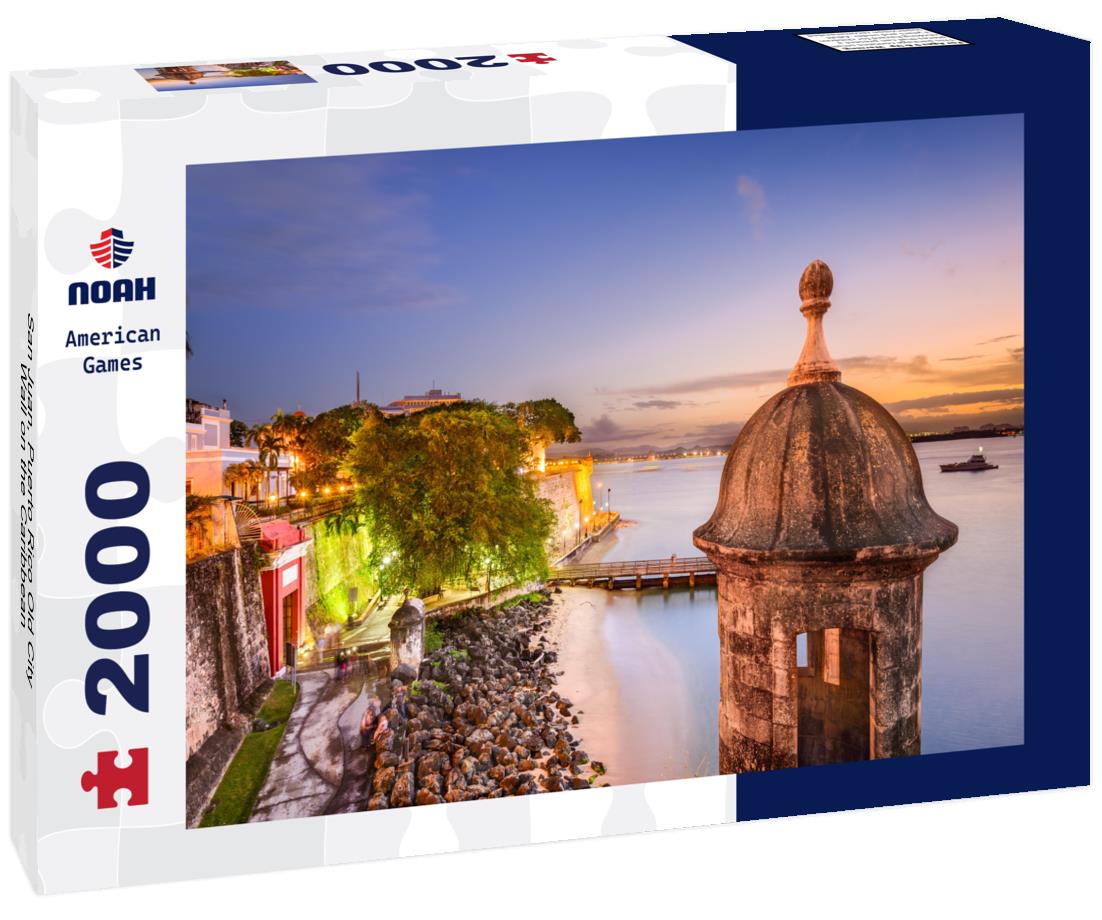 San Juan, Puerto Rico Old City Wall on the Caribbean 2000pc Puzzle
