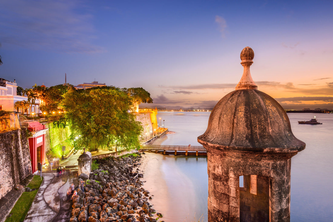 San Juan, Puerto Rico Old City Wall on the Caribbean 2000pc Puzzle