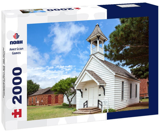 Noah Jigsaw Puzzle Pioneer Memorial Chapel, Route 66, Elk City Oklahoma 2000 pieces