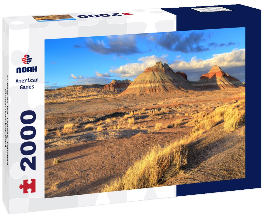 Noah Jigsaw Puzzle Sunset on the Tepees, Petrified Forest National Park 2000 pieces