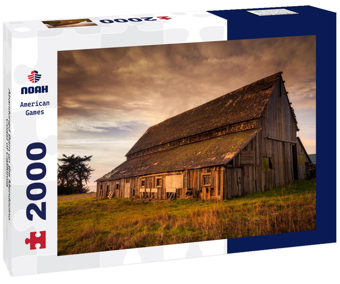 Abandoned Barn on the Mendocino Coast of California 2000pc Puzzle