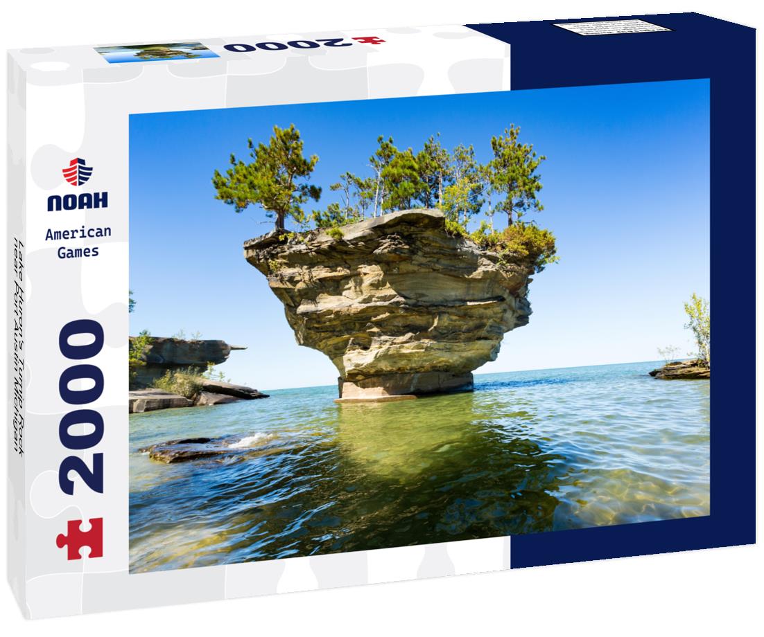 Noah Jigsaw Puzzle Lake Huron's Turnip Rock, near Port Austin Michigan 2000 pieces