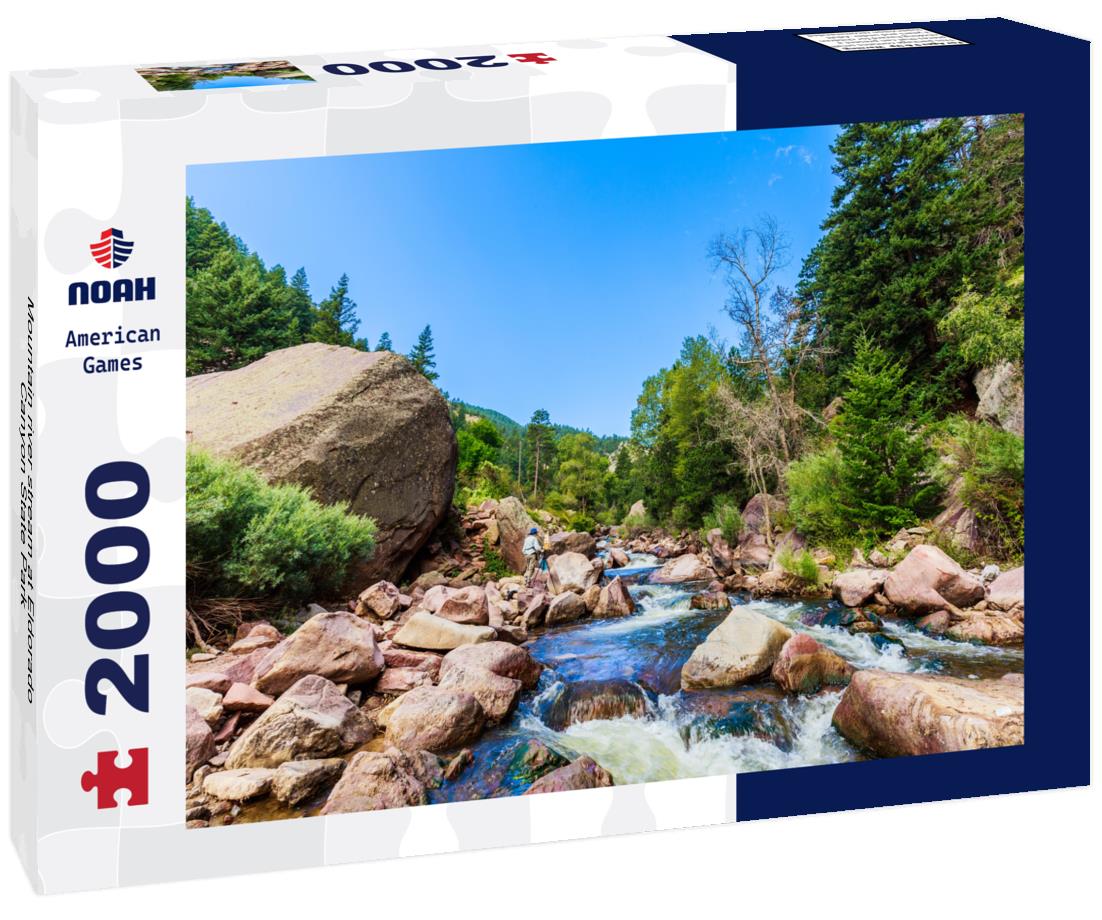 Noah Jigsaw Puzzle Mountain river stream at Eldorado Canyon State Park 2000 pieces