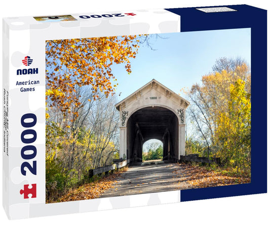 Noah Jigsaw Puzzle Forsythe Mill Covered Bridge - Rush County, Indiana 2000 pieces