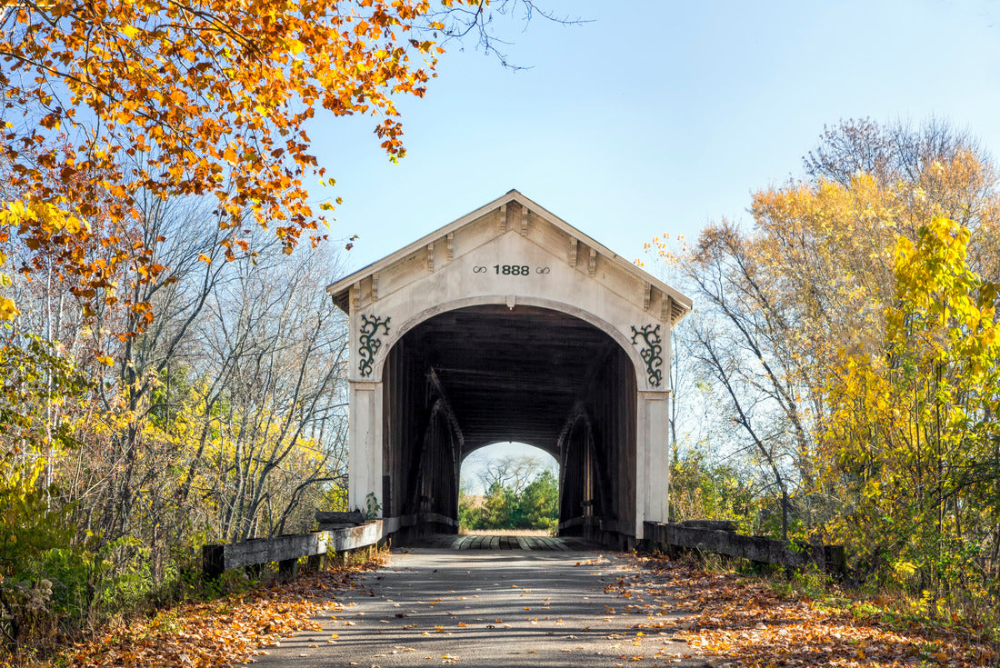 Forsythe Mill Covered Bridge - Rush County, Indiana 2000pc Puzzle