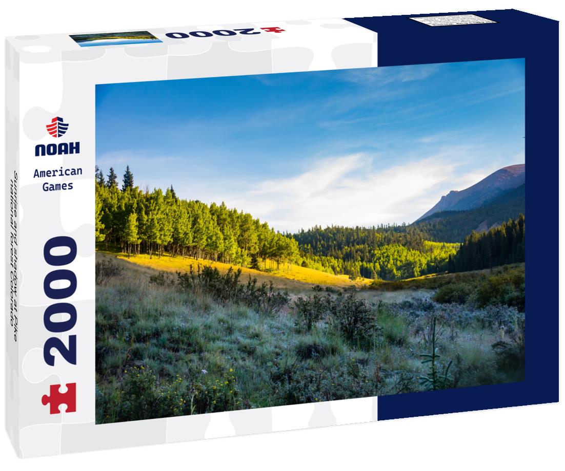 Sunrise and shadow at Pike national forest Colorado 2000pc Puzzle