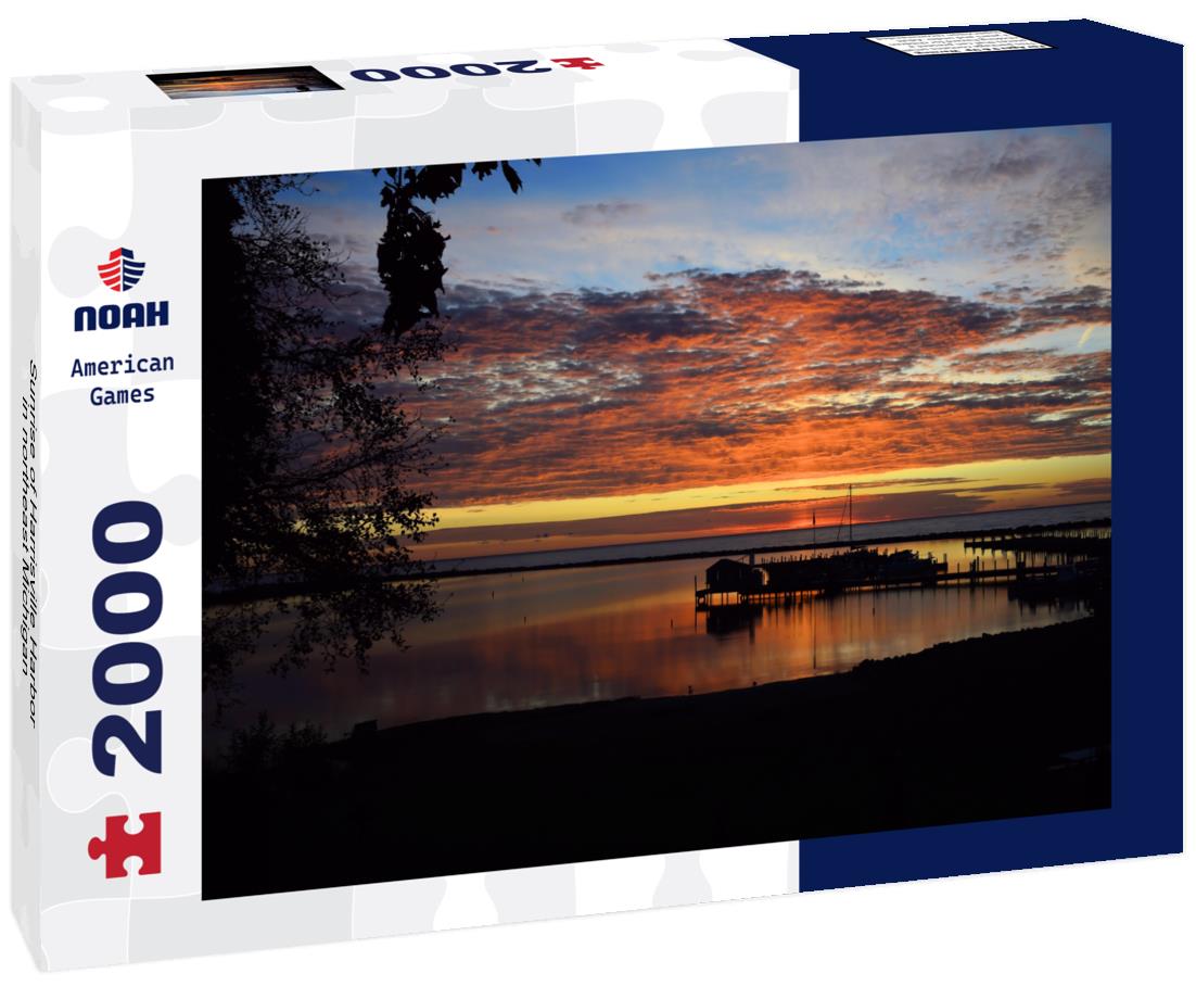 Noah Jigsaw Puzzle Sunrise of Harrisville Harbor in northeast Michigan 2000 pieces