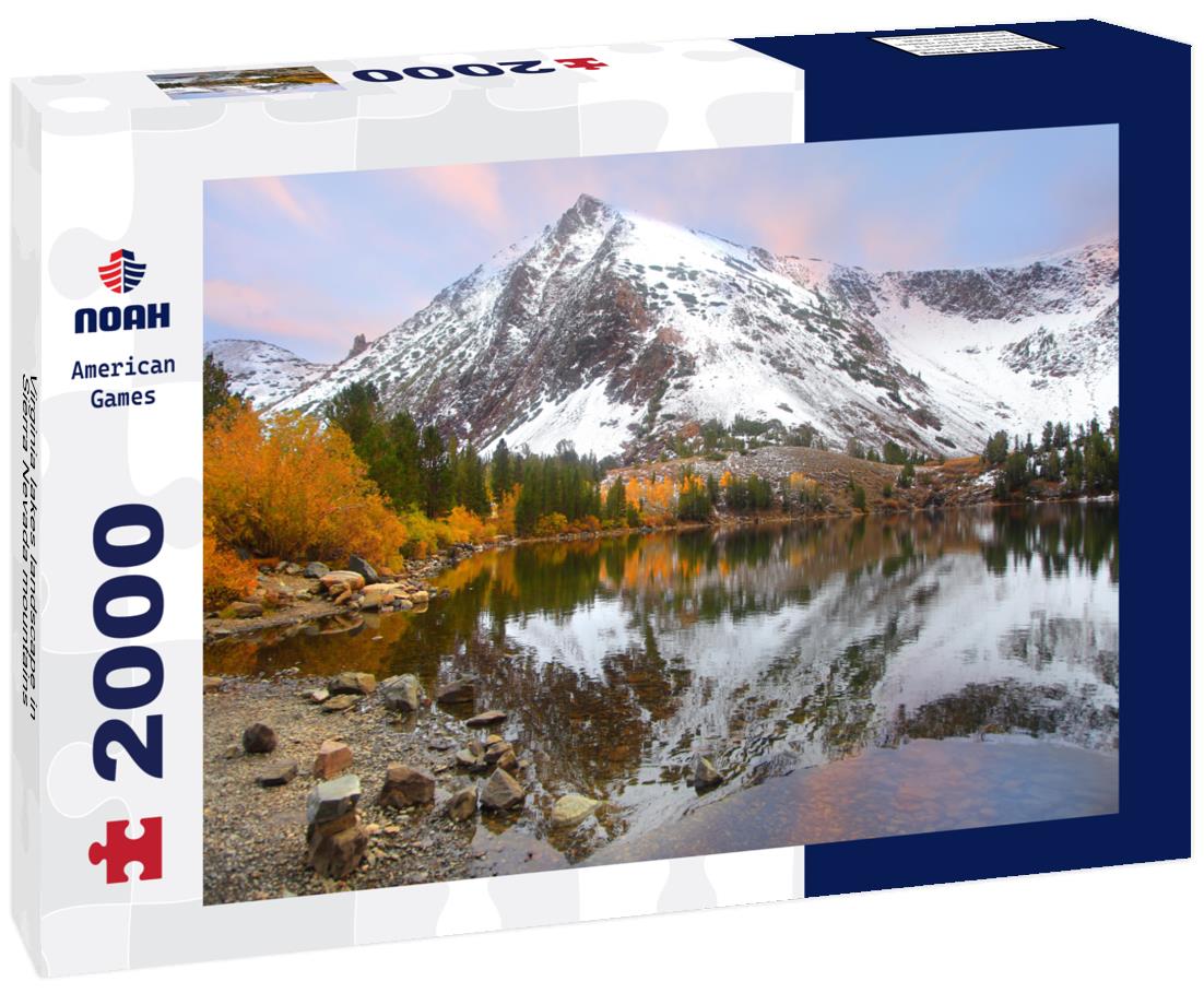 Virginia lakes landscape in Sierra Nevada mountains 2000pc Puzzle