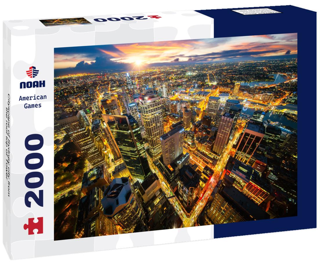 Cityscape of Sydney city from the roof top of Tower 2000pc Puzzle