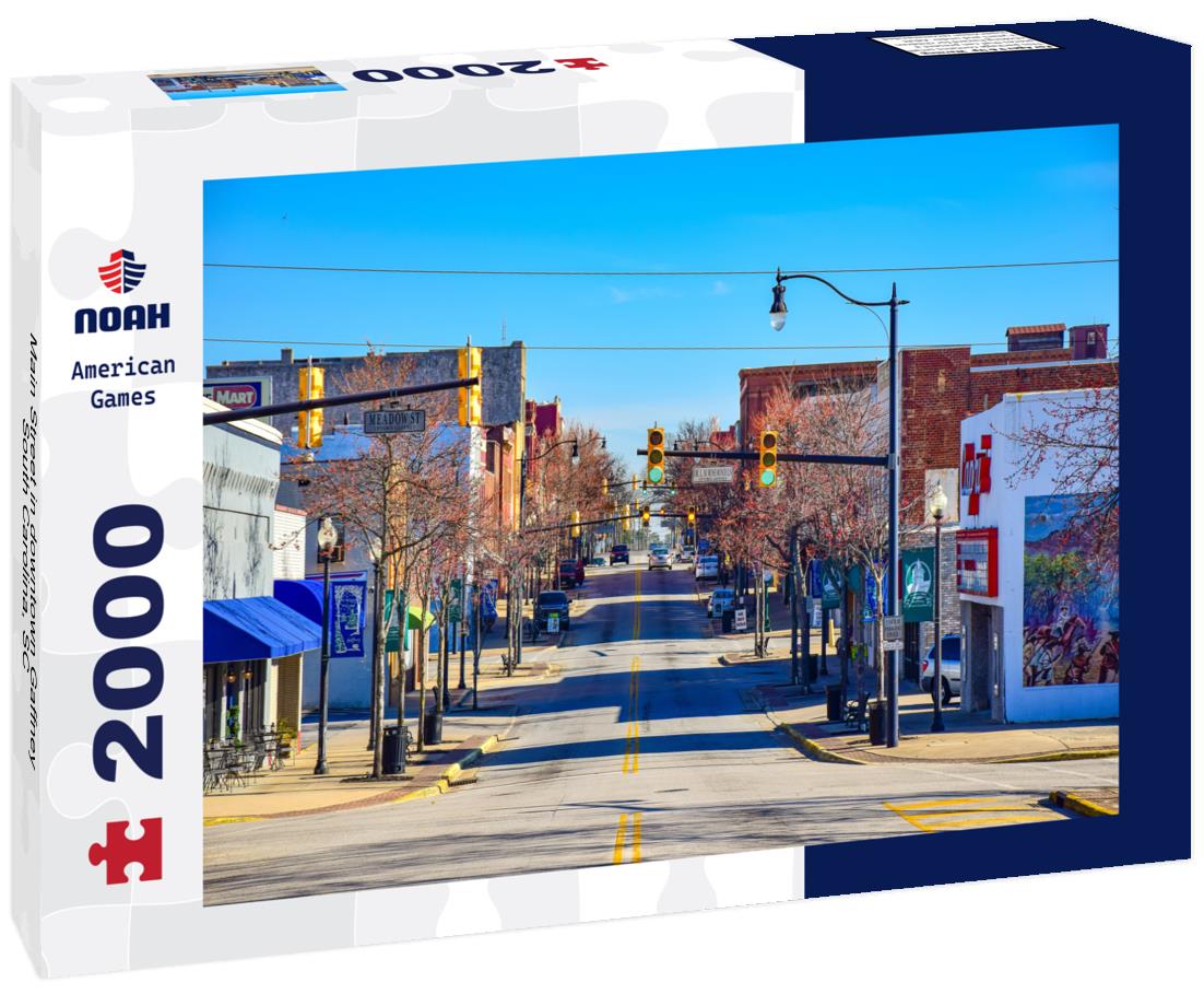 Main Street in downtown Gaffney, South Carolina, SC 2000pc Puzzle