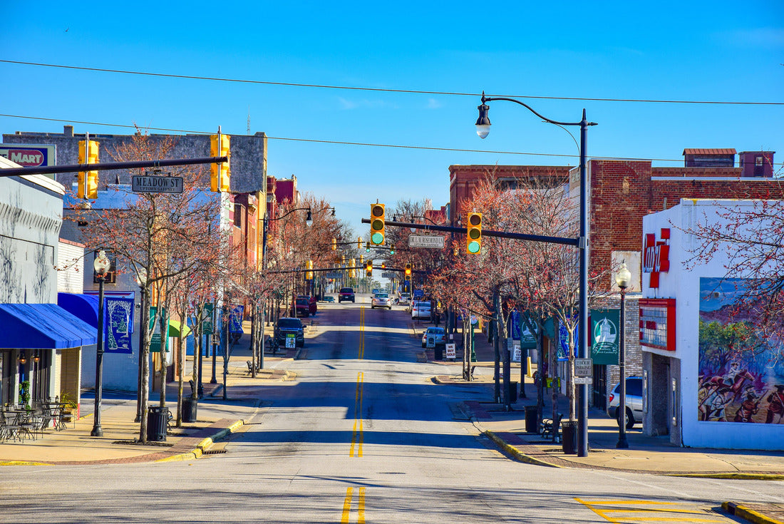 Main Street in downtown Gaffney, South Carolina, SC 2000pc Puzzle