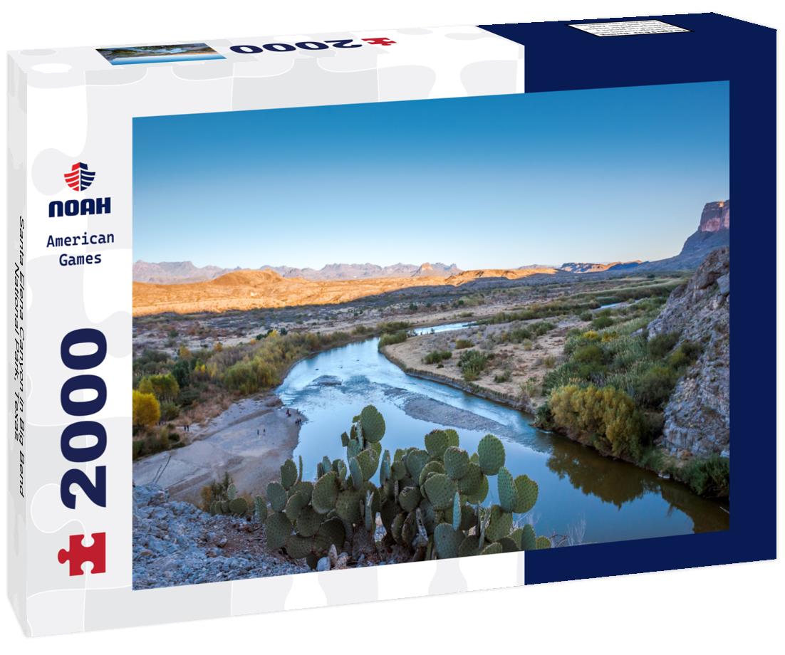 Noah Jigsaw Puzzle Santa Elena Canyon in Big Bend National Park, Texas 2000 pieces