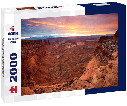 Noah Jigsaw Puzzle Scenic view of Canyonlands National Park, Utah, USA 2000 pieces