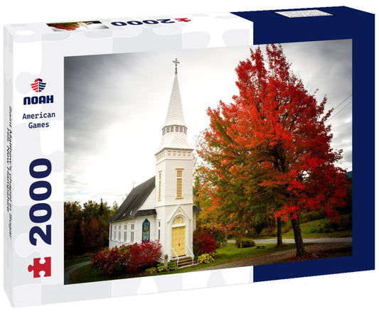 Noah Jigsaw Puzzle Saint Matthew's chapel in Sugar Hill, New Hampshire 2000 pieces