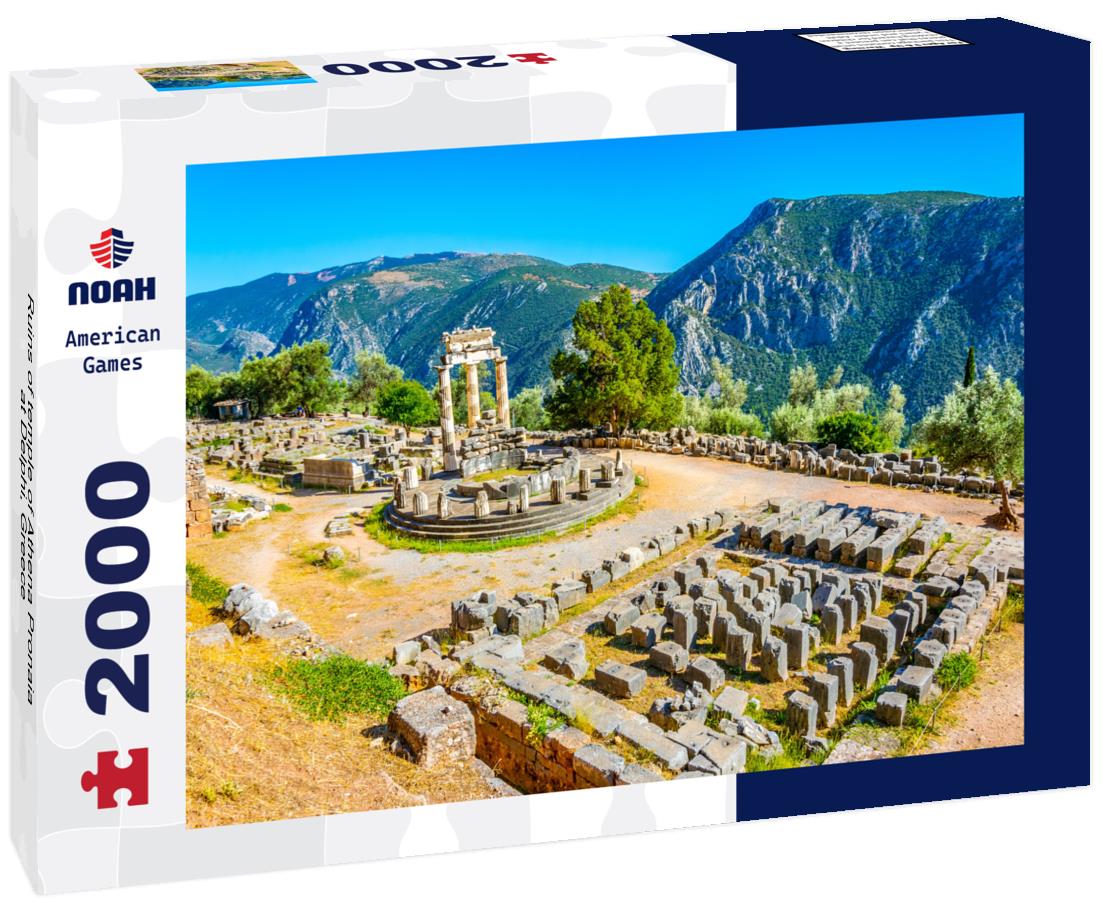 Ruins of temple of Athena Pronaia at Delphi, Greece 2000pc Puzzle