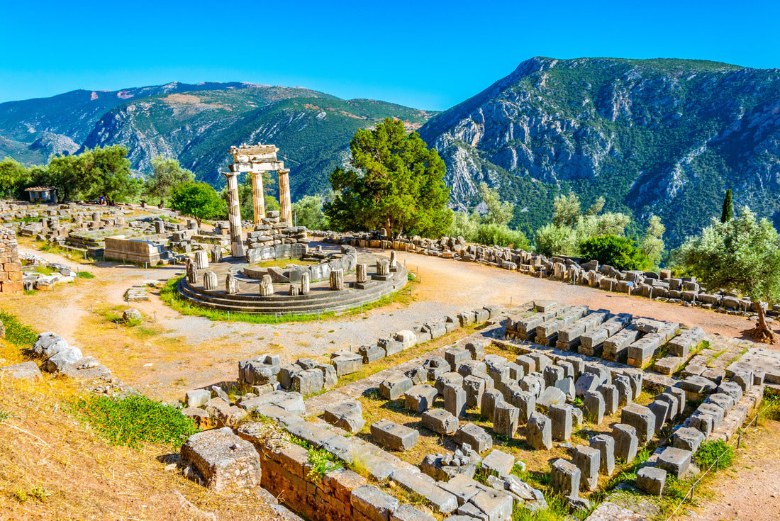 Ruins of temple of Athena Pronaia at Delphi, Greece 2000pc Puzzle