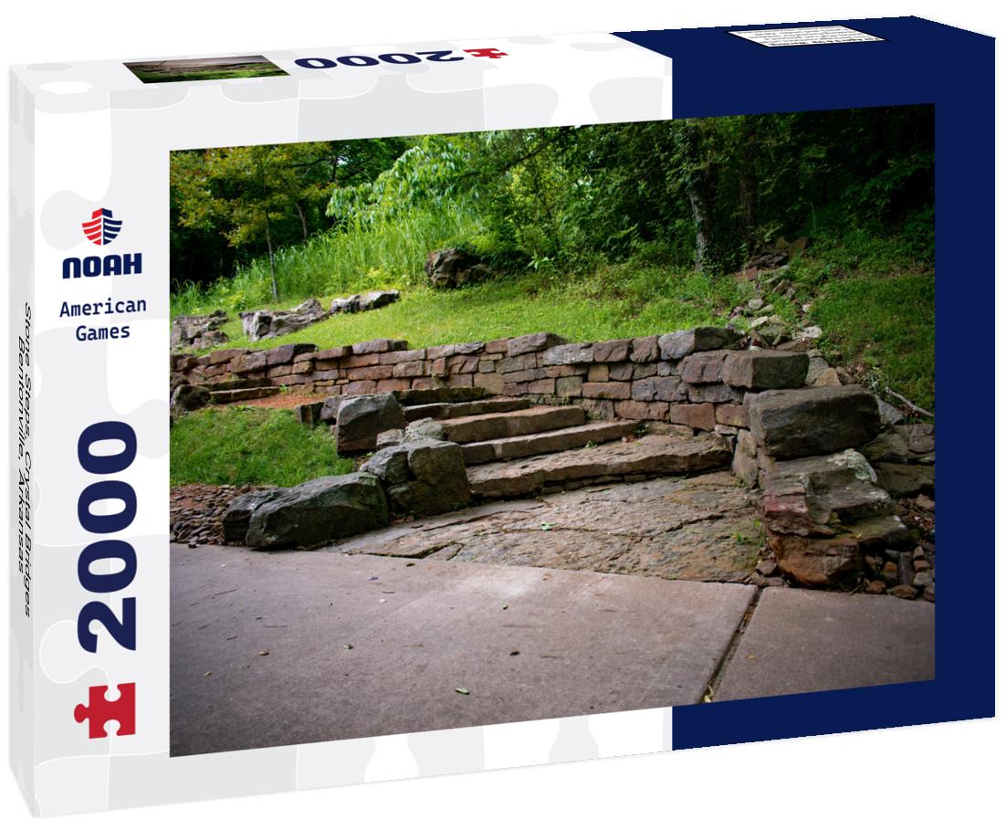 Noah Jigsaw Puzzle Stone Steps, Crystal Bridges, Bentonville, Arkansas 2000 pieces