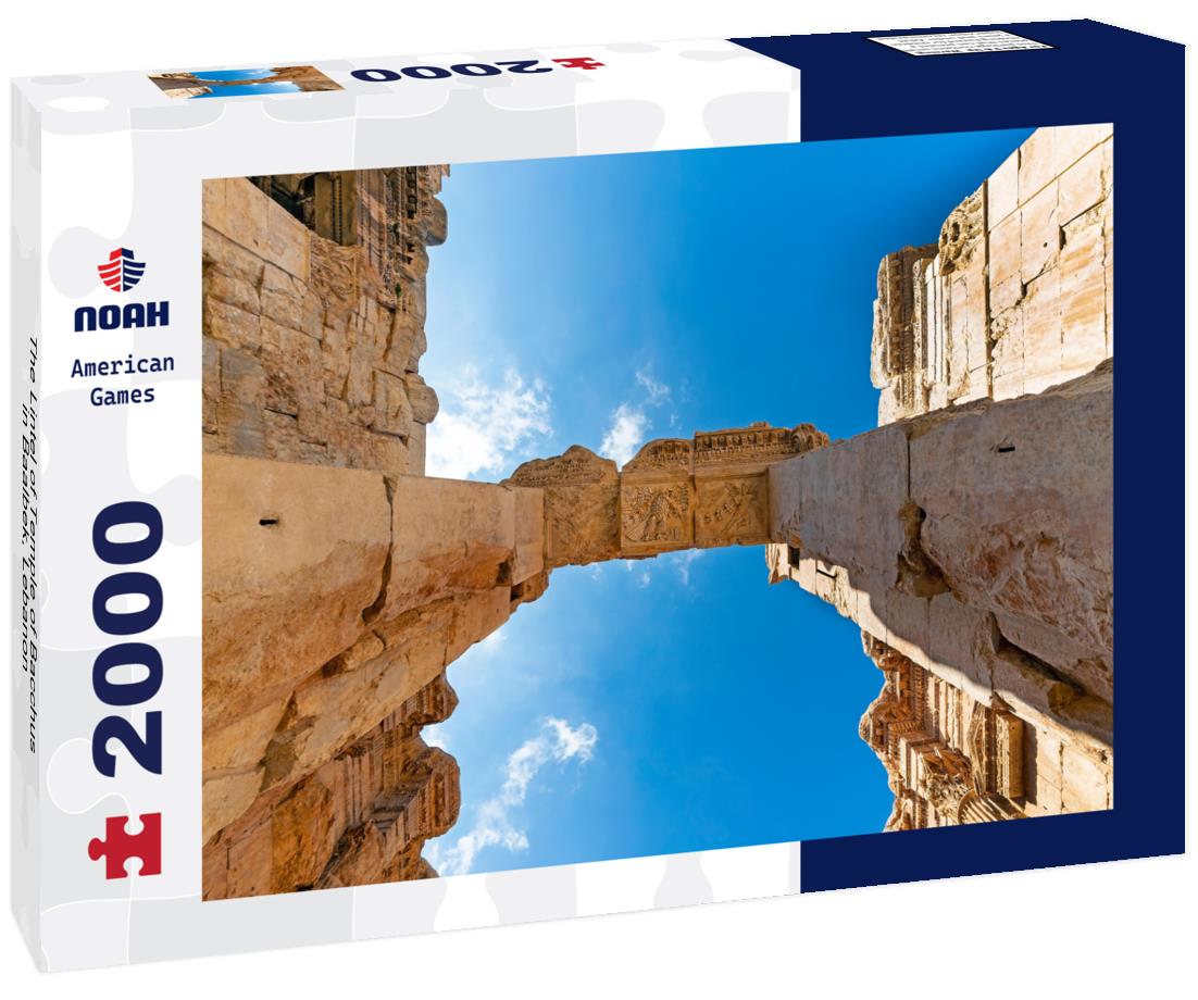 Noah Jigsaw Puzzle The Lintel of Temple of Bacchus in Baalbek, Lebanon 2000 pieces