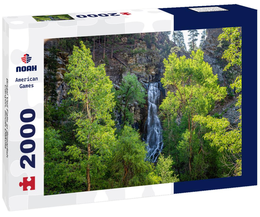 Bridal Veil Falls in Spearfish Canyon, South Dakota 2000pc Puzzle