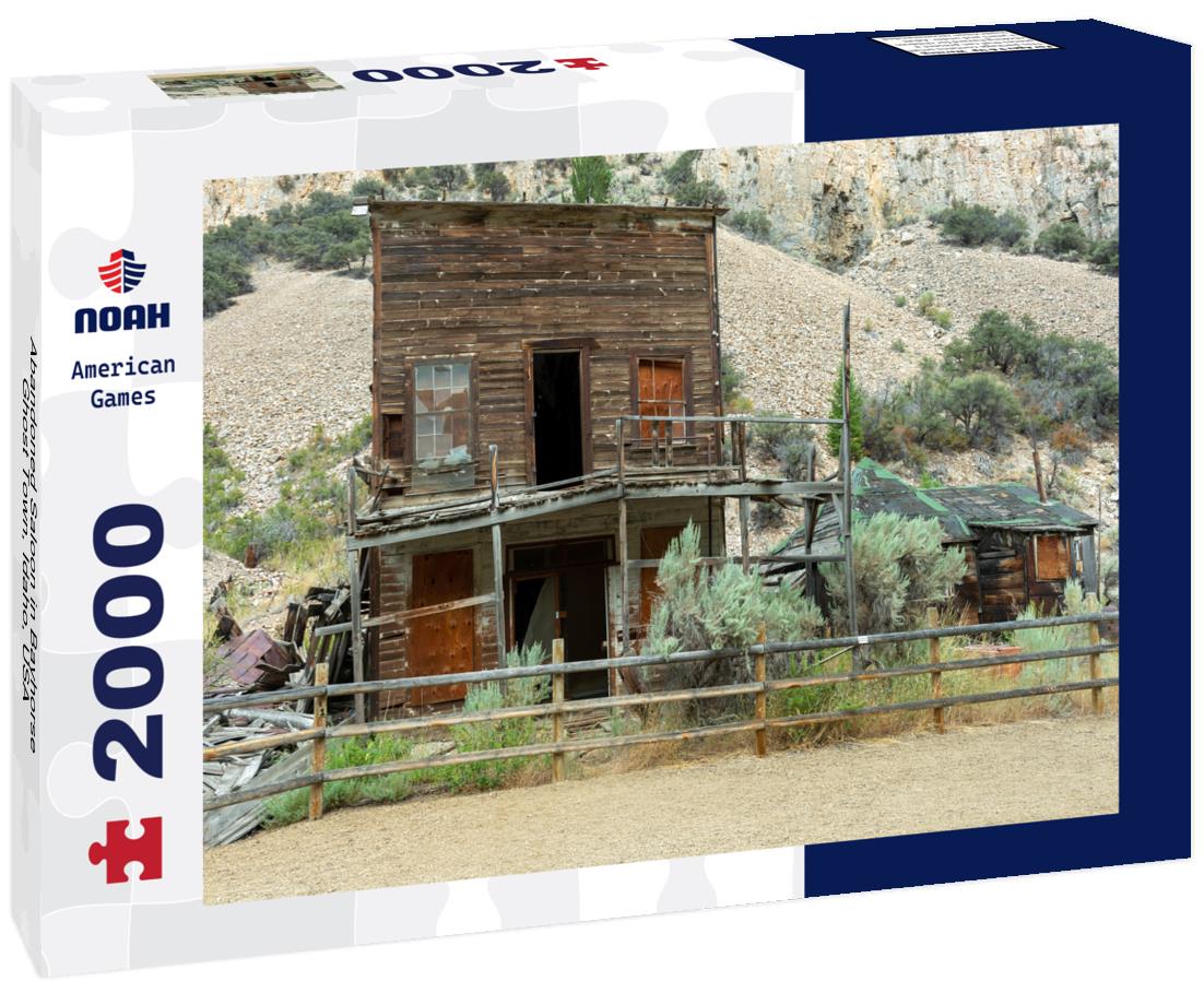 Noah Jigsaw Puzzle Abandoned Saloon in Bayhorse Ghost Town, Idaho, USA 2000 pieces