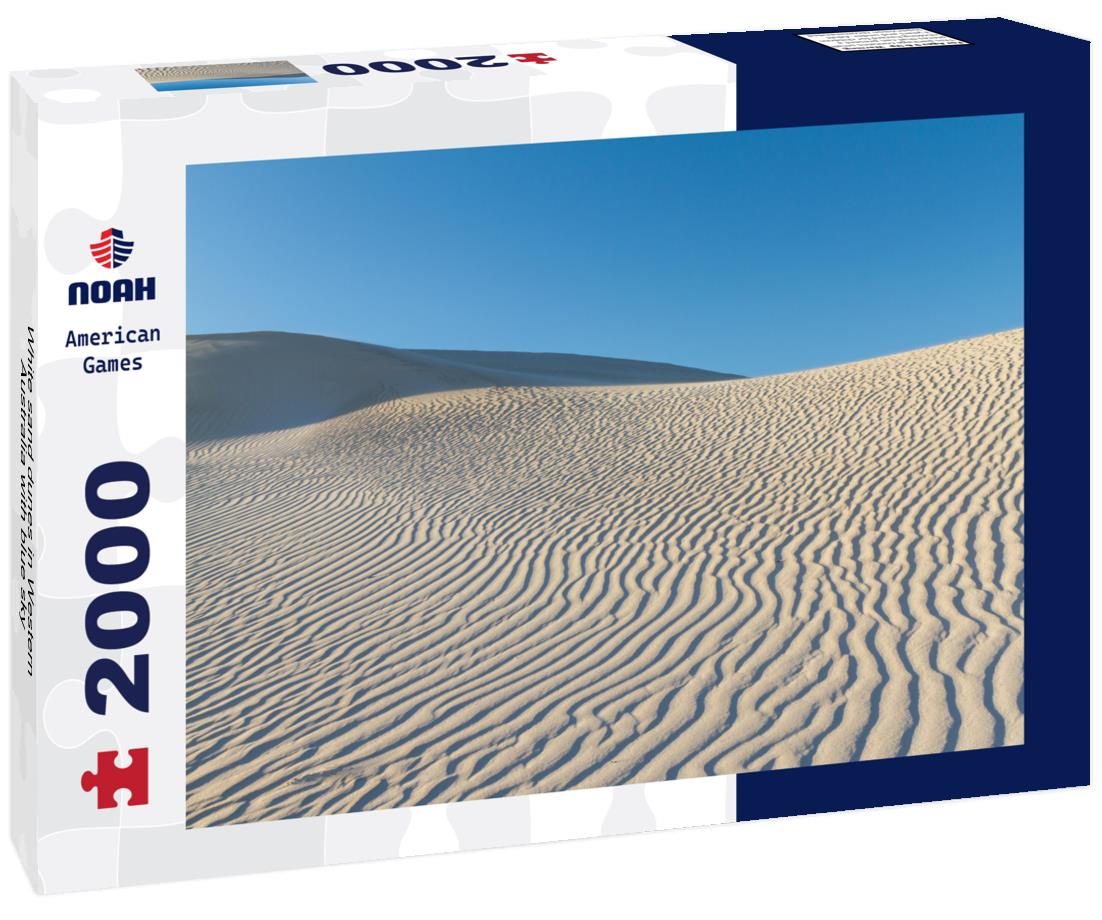 White sand dunes in Western Australia with blue sky 2000pc Puzzle