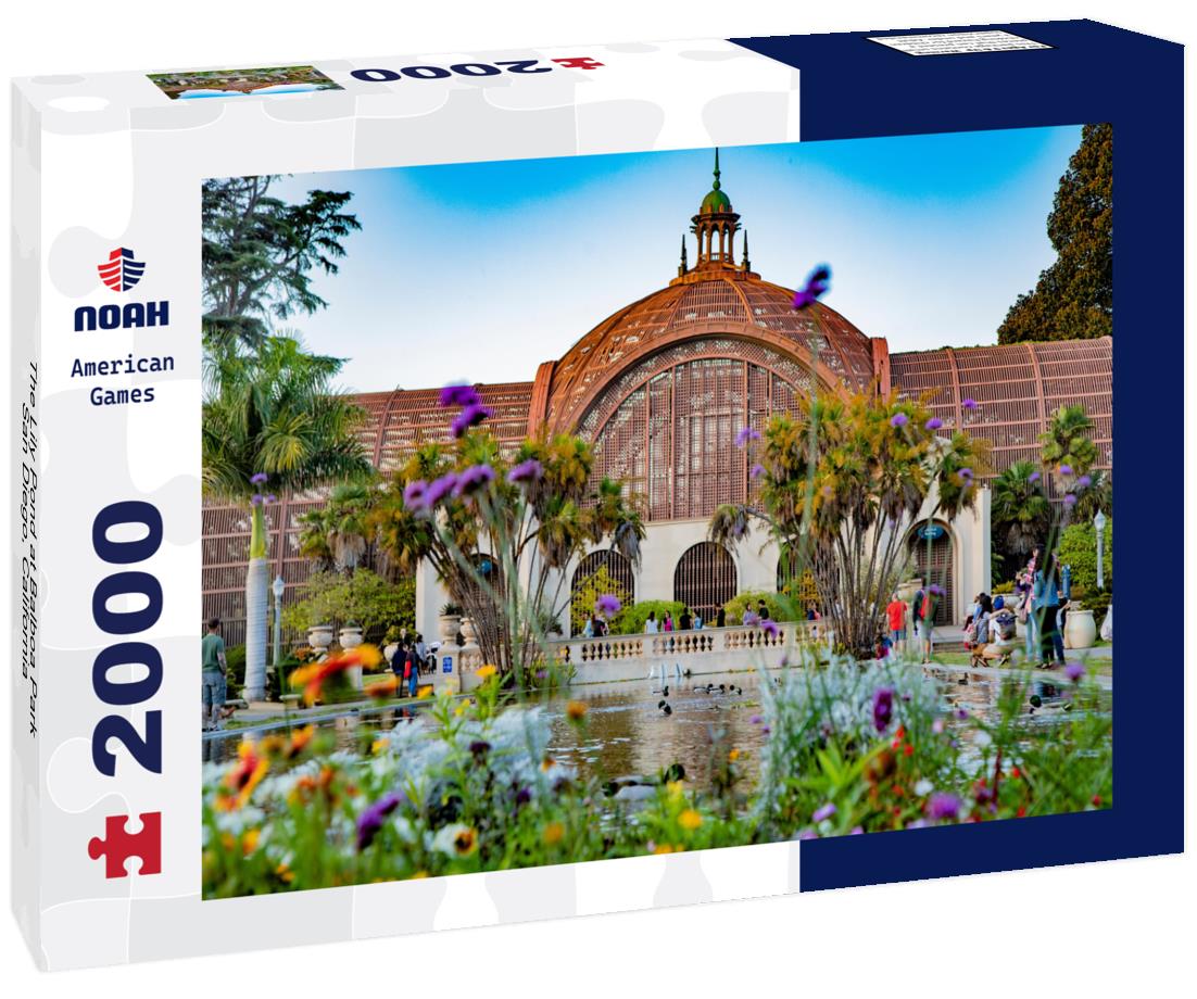 The Lily Pond at Balboa Park, San Diego, California 2000pc Puzzle