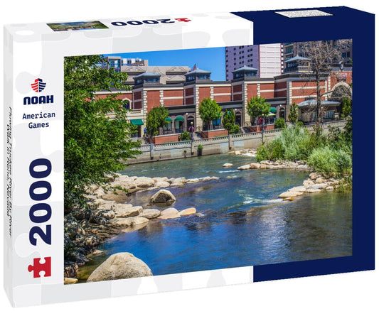 Noah Jigsaw Puzzle Flowing Truckee River By River Walk In Reno, Nevada 2000 pieces