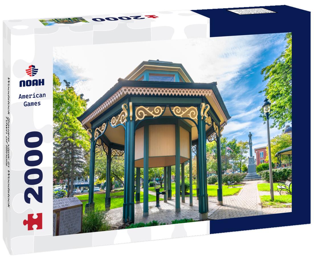 Noah Jigsaw Puzzle Woodstock Square view in Woodstock Town of Illinois 2000 pieces