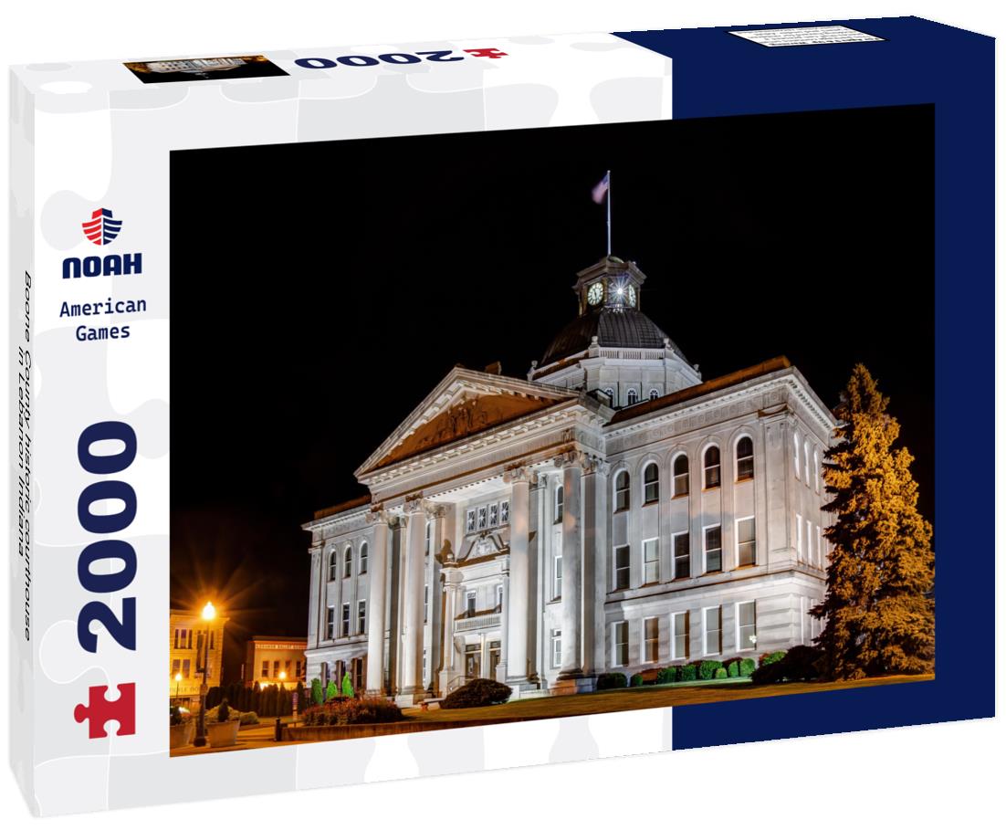 Boone County historic courthouse in Lebanon Indiana 2000pc Puzzle