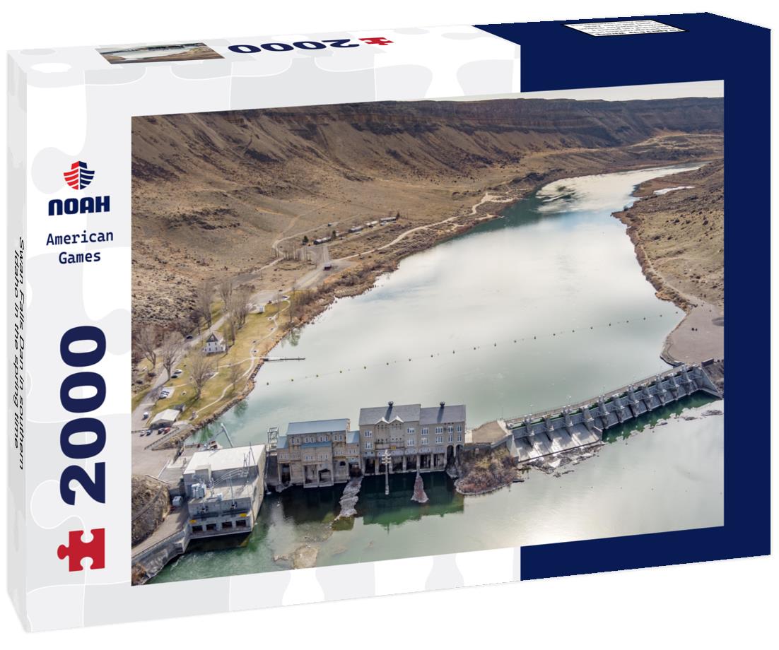 Swan Falls Dan in southern Idaho in the spring time 2000pc Puzzle
