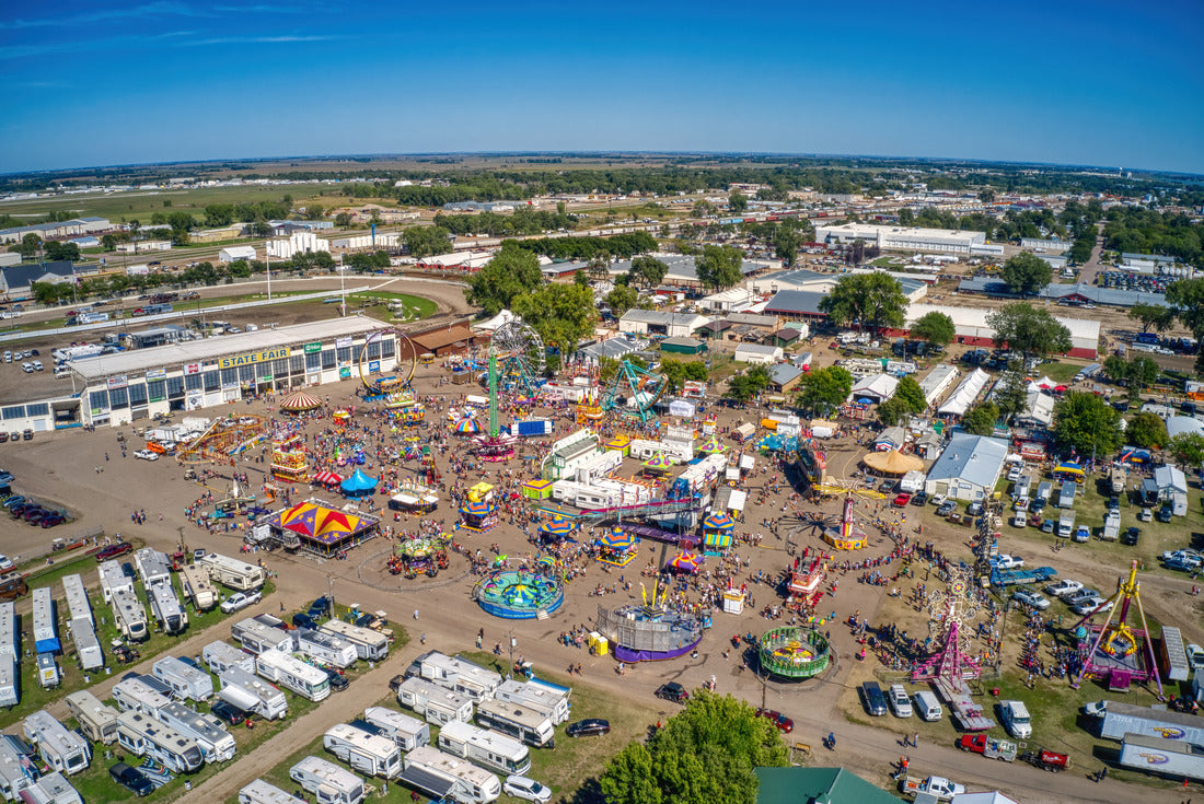 Aerial View of the South Dakota State Fair in Huron 2000pc Puzzle