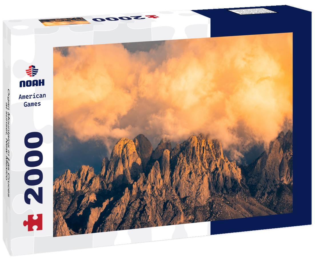 Organ Mountains in Las Cruces at sunset, New Mexico 2000pc Puzzle