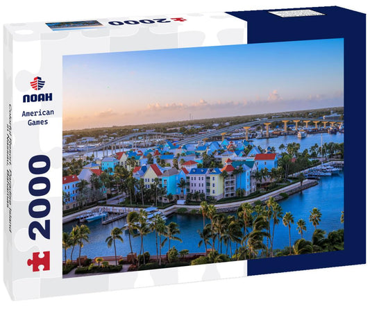 Noah Jigsaw Puzzle Colorful Resort. Paradise Island in Nassau, Bahamas 2000 pieces