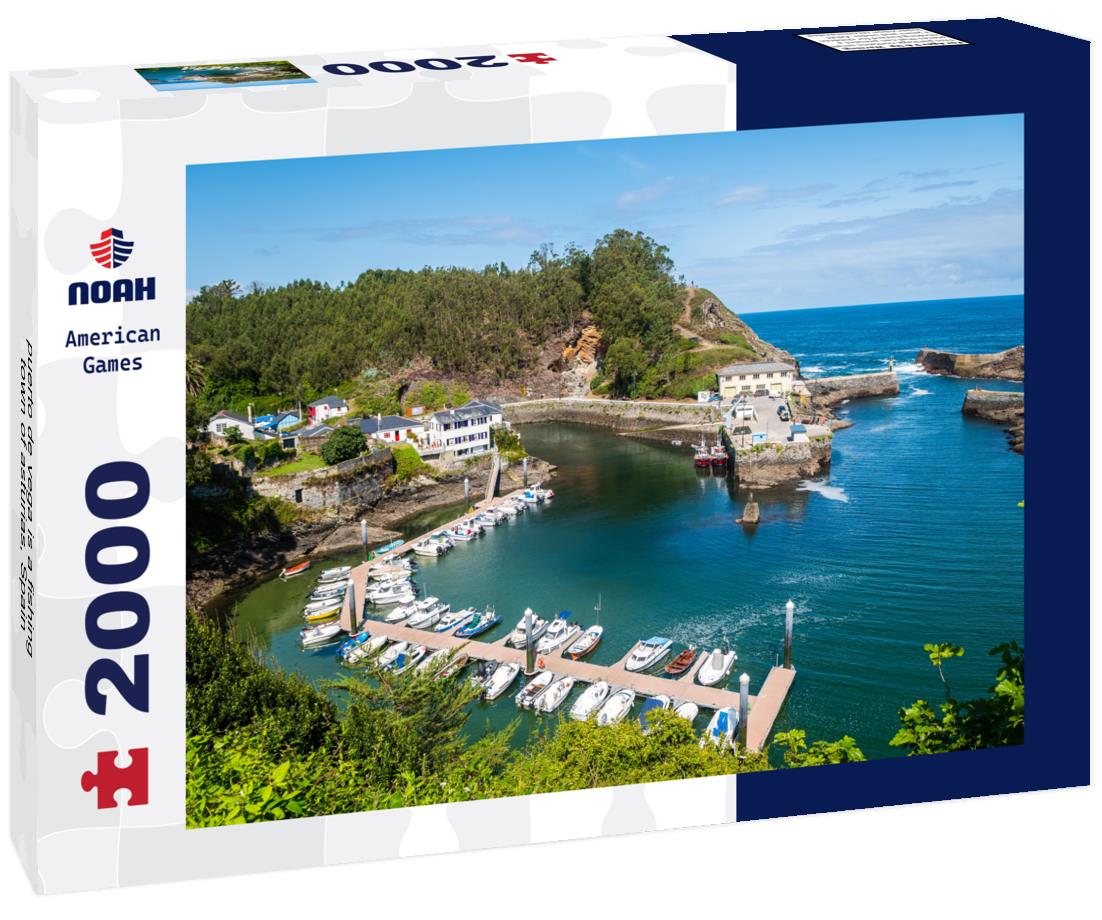 puerto de vega is a fishing town of asturias, Spain 2000pc Puzzle