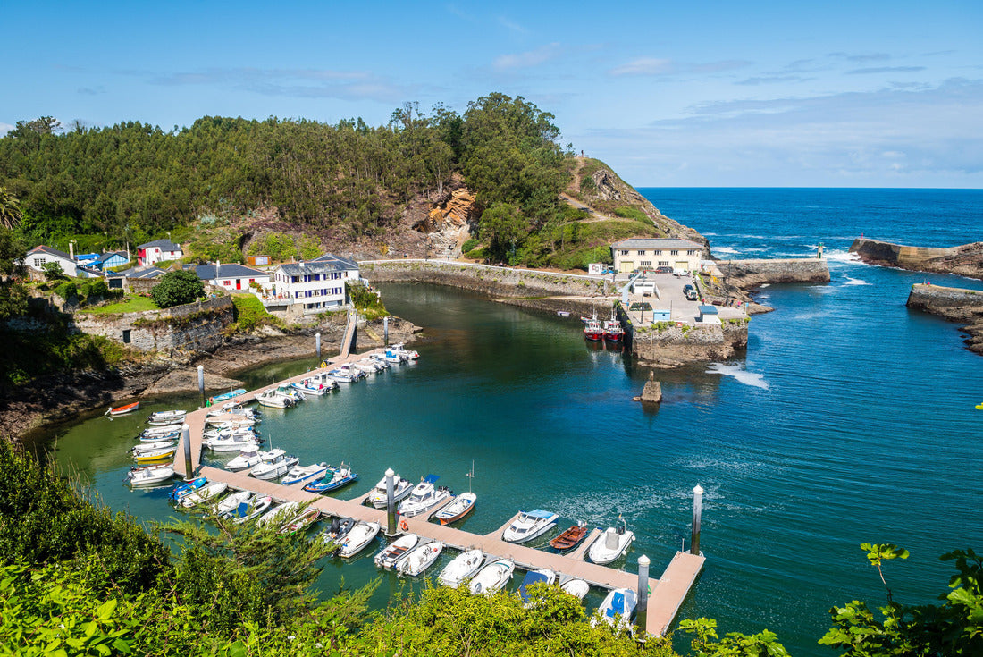 puerto de vega is a fishing town of asturias, Spain 2000pc Puzzle