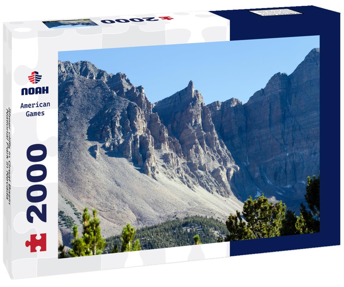 Sheer cliffs in Great Basin National Park in Nevada 2000pc Puzzle