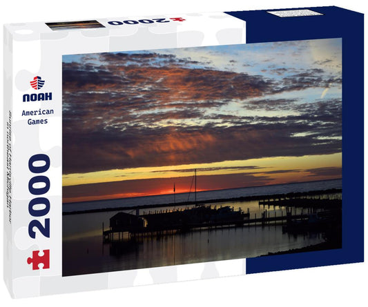 Noah Jigsaw Puzzle Sunrise of Harrisville Harbor in northeast Michigan 2000 pieces