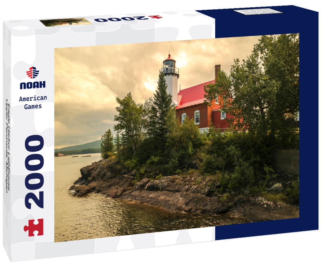 Noah Jigsaw Puzzle Eagle Harbor Lighthouse, Upper Peninsula, Michigan 2000 pieces