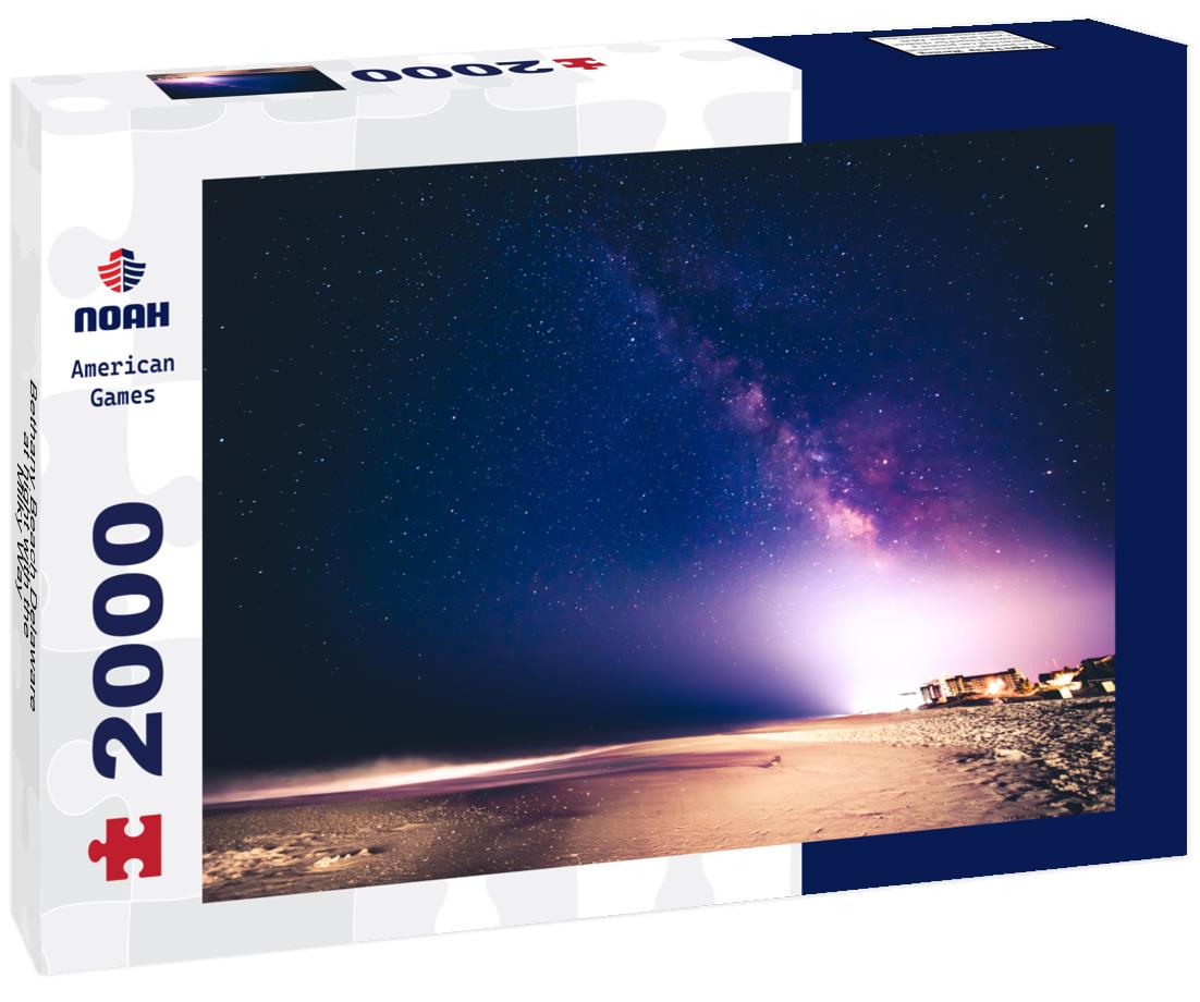 Bethany Beach Delaware at night with the Milky Way 2000pc Puzzle