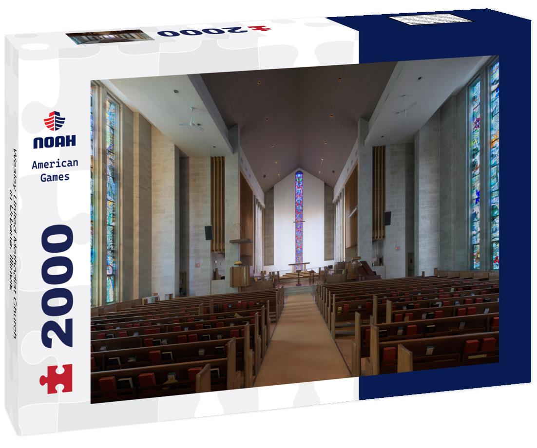 Noah Jigsaw Puzzle Wesley United Methodist Church in Urbana, Illinois 2000 pieces
