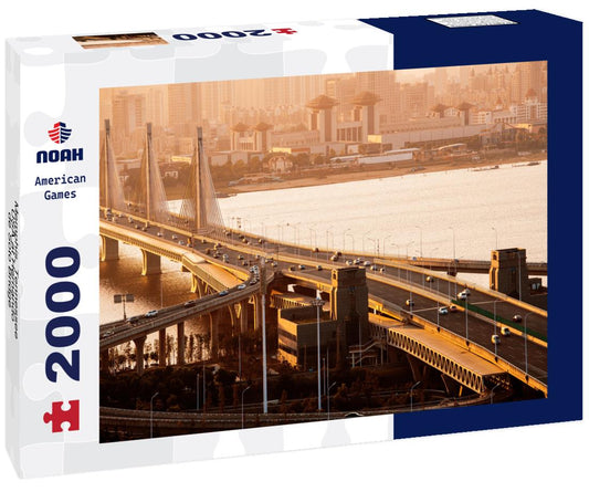 Noah Jigsaw Puzzle Memphis, Tennessee, USA at Hernando de Soto Bridge 2000 pieces
