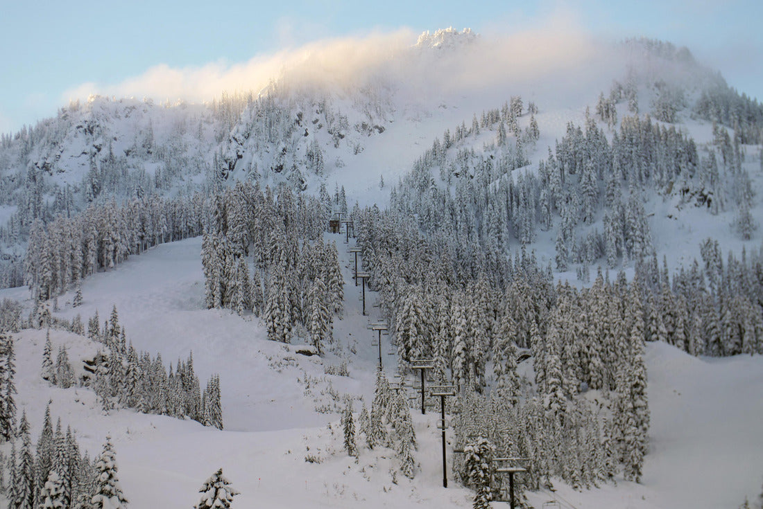 Sunrise at Stevens Pass, Washington After Snowfall 2000pc Puzzle