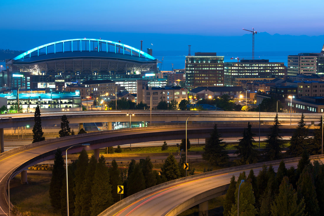 Noah Jigsaw Puzzle Skyline of Seattle at night, Washington State, USA 2000 pieces
