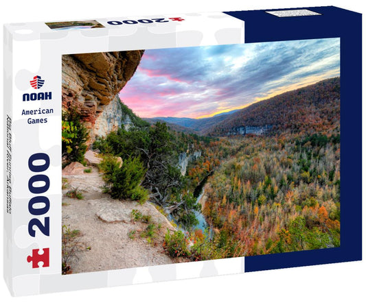 Noah Jigsaw Puzzle Big Bluff Sunrise Buffalo National River, Arkansas 2000 pieces