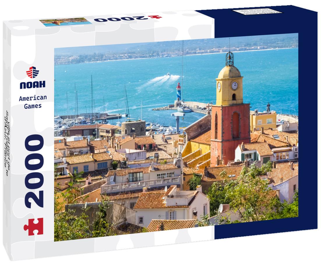 ville et port de Saint-Tropez, côte d'Azur, France 2000pc Puzzle