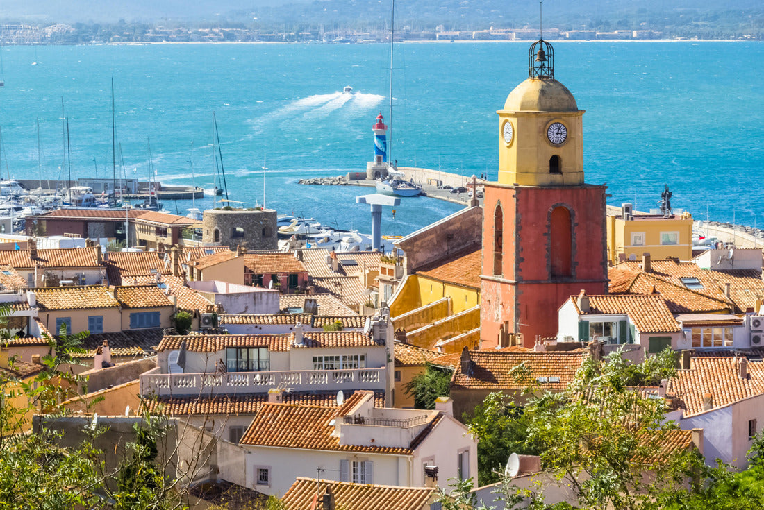 ville et port de Saint-Tropez, côte d'Azur, France 2000pc Puzzle