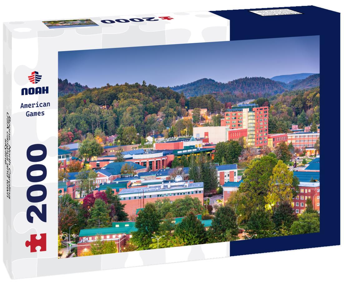 Boone, North Carolina, USA campus and town skyline 2000pc Puzzle